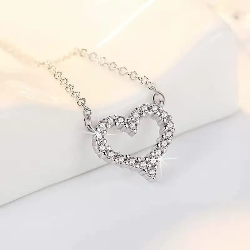 COLLIER COEUR EN CRISTAL - My Store
