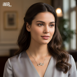 COLLIER INFINITY FANTASY PIERRES DE ZIRCONE