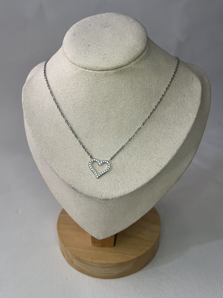 COLLIER COEUR EN CRISTAL - My Store